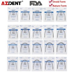 AZDENT Dental Orthodontic Super Elastic Niti Arch Wires Round Ovoid/Natural Form