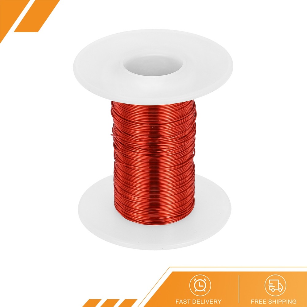 24 AWG Magnet Wire 2 oz Magnetic Coil Wire 155C(311F) Red White