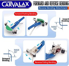 Professional-grade Tube Bender Kit with Cutter & Deburring Tool, Portable Design