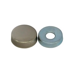Metal Screw Cover Cap For #6 and #8 Size Nickel Finish 15/32″ (12 mm)