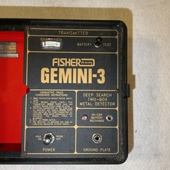 Fisher Gemini 3 Deep Search Metal Detector