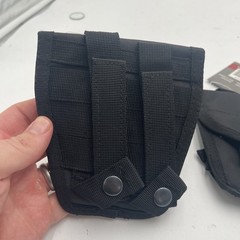 Lot Of 2 Rothco Black MOLLE Police Handcuff Holder Pouch for Police Duty Belt