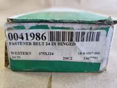 SURPLUS NEW FLEXCO 375XJ24NC Bolt Hinged Belt Fastener