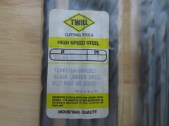 5 DOALL TWILL Jobber Length Twist Drills 23/64″ Split Point 135 Degrees Brazil