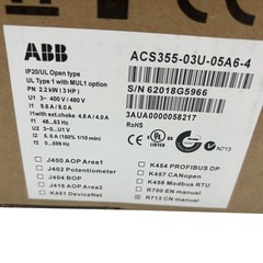 New ABB Variable Frequency Drive ACS355-03U-05A6-4 380-480V 2.2KW 3HP 5.6A 3P