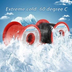 24 Gauge Silicone Wire Spool 100ft Red & Black, Flexible Tinned Copper Stranded