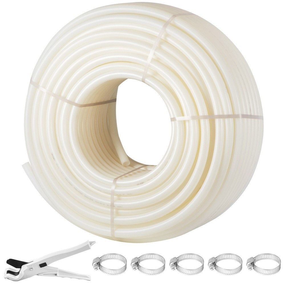 VEVOR 1″ – 500′ coil-White Certified PEX Tubing Htg/Plbg/Potable Water Heating