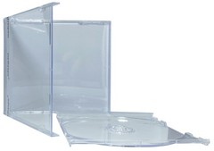 50 STANDARD Clear CD Jewel Case (Unassembled) **1-3 DAYS
