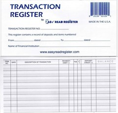 12 Pack Checkbook Registers with 2025 2026 2027 Calendars Made in USA