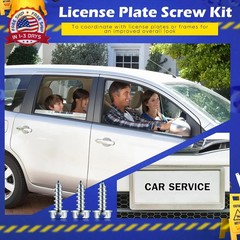 100 Pcs Car License Plate Screws Dealership Supplies Tornillos para Placas De Ca