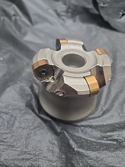 Hitachi IASDF5048R-4 Indexable Face Mill 4 Insert Cutter CNC Milling Tool.