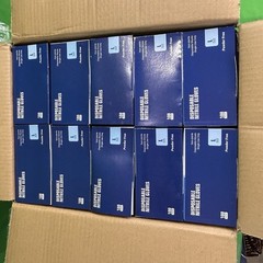 Nitril Exam Gloves – FREE SHIPPING 10 Pack of 100, Large/ Med Powder Free Blue