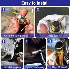 600 Pcs Aluminum Crush Washer Assortment Kit – 18 Sizes
