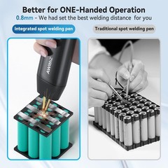 AWithZ H1 Portable Handheld Spot Welder 11 Gears for 18650 Battery DIY Welding