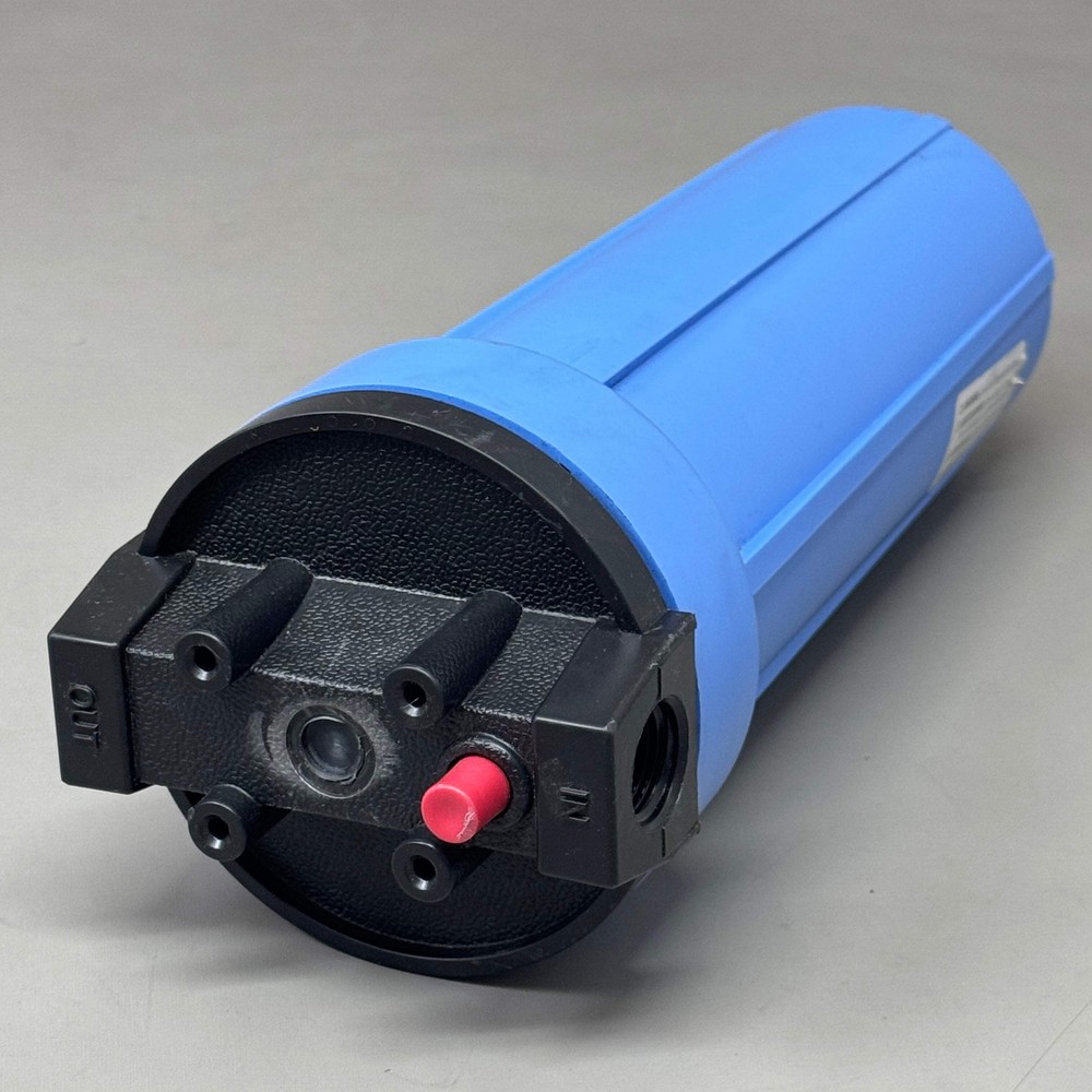 PENTAIR Pentek Slim Line Water Filter Housing Leakproof 10″ 1/2″ FIP Blue/Black