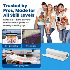 DTF Transfer Film Roll – Premium A3+ 13 inch x 328 ft – Double Matte