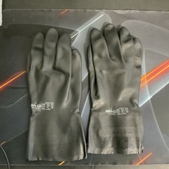 MAPA Professional 12″ Neoprene Cotton Flock Lined Gloves rubber glove