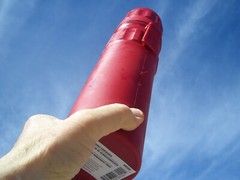 BLUE TRANSPORT CANISTER FOR GEIGER COUNTER PANCAKE PROBE 44-9 ; $22.00 + S/H