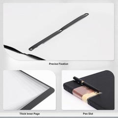 Presentation Binder 40-Pocket, Displays 80 Pages, 9×12 inch with Plastic Slee…