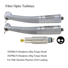 BEING Dental High Speed Turbine Handpiece Fiber Optic LED Coupling 4hole fit NSK