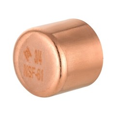 Pro 50 Pack EFIELD 3/4″ Copper Pipe End Cap ( Plug) Solder Fittings, Lead Free
