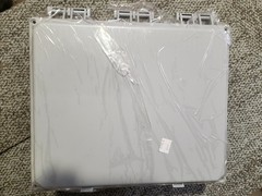 Integra H12104H6P Polycarbonate Enclosure 12x10x4 Hinged Opaque w/ Feet NEW