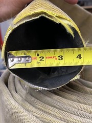 6 1/2″ wide Fire hose for boat docks, abrasion protection etc. 10’ length
