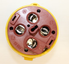 MENNEKES ME 4100C12M 100-Amp MARINE PIN&SLEEVE CONNECTOR M4100C12 100A 125V/250V