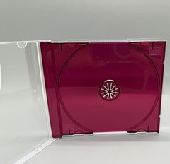 10 PCS NEW Rare 10.4mm Single CD Jewel Cases, Ruby Tray, Made in USA