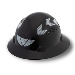 Full Brim Hard Hat Safety Helmet Vented Black, ANSI Z89.1 Approved OSHA Hard …