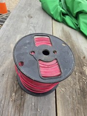 THHN Wire 12 AWG Solid Copper Building Cable 500ft RED