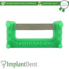 Dental Extra Widener Green IPR Strips Set 8pcs Coarse Grit Double-Sided Coating