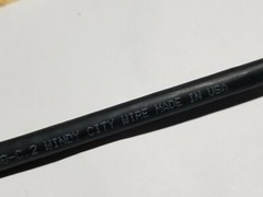 Windy City Wire 23/4P CAT6 F/UTP Shielded Network Cable Plenum Black /100ft