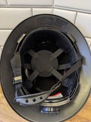 Darlingwell Full Brim Hard Hat w/ Fas-trac Sus.Type 1 Class C ANSI Z89.1 2014