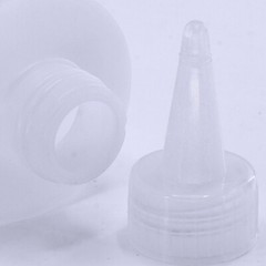 8oz Plastic Squeeze Bottles HDPE w/Yorker Tips (6-Pack) Empty Refillable Bottle