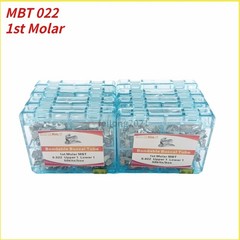 10 Boxes Dental Orthodontic Buccal Tube 1st 2nd Molar Roth MBT 022 Mesh Base