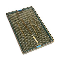 Autoclave Sterilization Tray Case Box with Silicone Pad for Surgical Instruments
