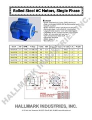 AC MOTOR, 3/4HP, 3450 RPM, 1PH, 115V/208-230V, 56C/TEFC, WITH BASE