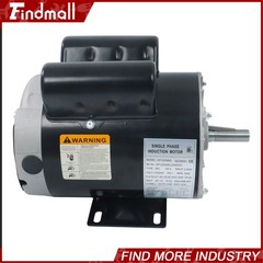 Findmall Electric Motor 3HP SPL 3450RPM 56 Frame 1Phase 115-230Volt