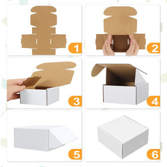 Multipurpose 4X4X2 Corrugated Mailers – 50 Durable Shipping Boxes for All Needs