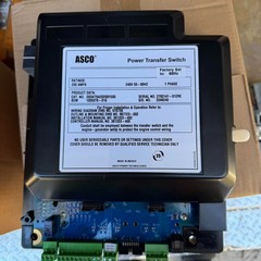 D-Frame ATS, ASCO Series 300, open transition, 2 pole, 200A, 240V, open type, Ca