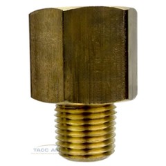 4 Pack Brass Reducer Adapter 1/4″ Female X 1/8″ Male NPT Pipe Reducing Fitting
