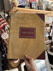 Vintage 1976 Visitors Register Guest Book Large Ledger Journal Partially Filled