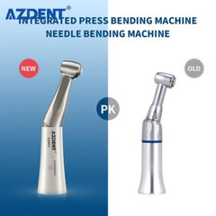 AZDENT Dental 1:1 Direct Drive Low Speed Handpiece Contra Angle Push Button FDA