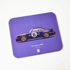 1973 Porsche 911 Carrera RSR (Daytona 24 Hours) illustration Mouse Pad
