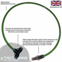 Universal 6MM Schrader Valve Air Suspension Repair / Emergency Compressor Bypass