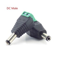 5.5×2.1mm Male / Female DC Power Plug / Jack Connectors for LED CCTV Electronics