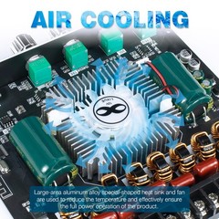 ZKAS21 TPA3255 Bluetooth 5.1 Power Amplifier Board HiFi 2.1 Channel 220Wx2+35…