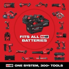 Milwaukee M18 FUEL 18V Lithium-Ion Brushless Cordless Kit w/ 2x 5.0 Ah Batteries