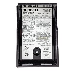 Hubbell 69JF9LY2C Furnas Air Compressor Pressure Switch Control Valve 140-175PSI